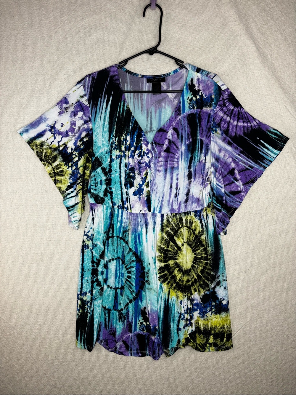 Ashro women’s large size multicolor dress